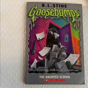 Scholastic Goosebumps 'The Haunted School' First Edition.